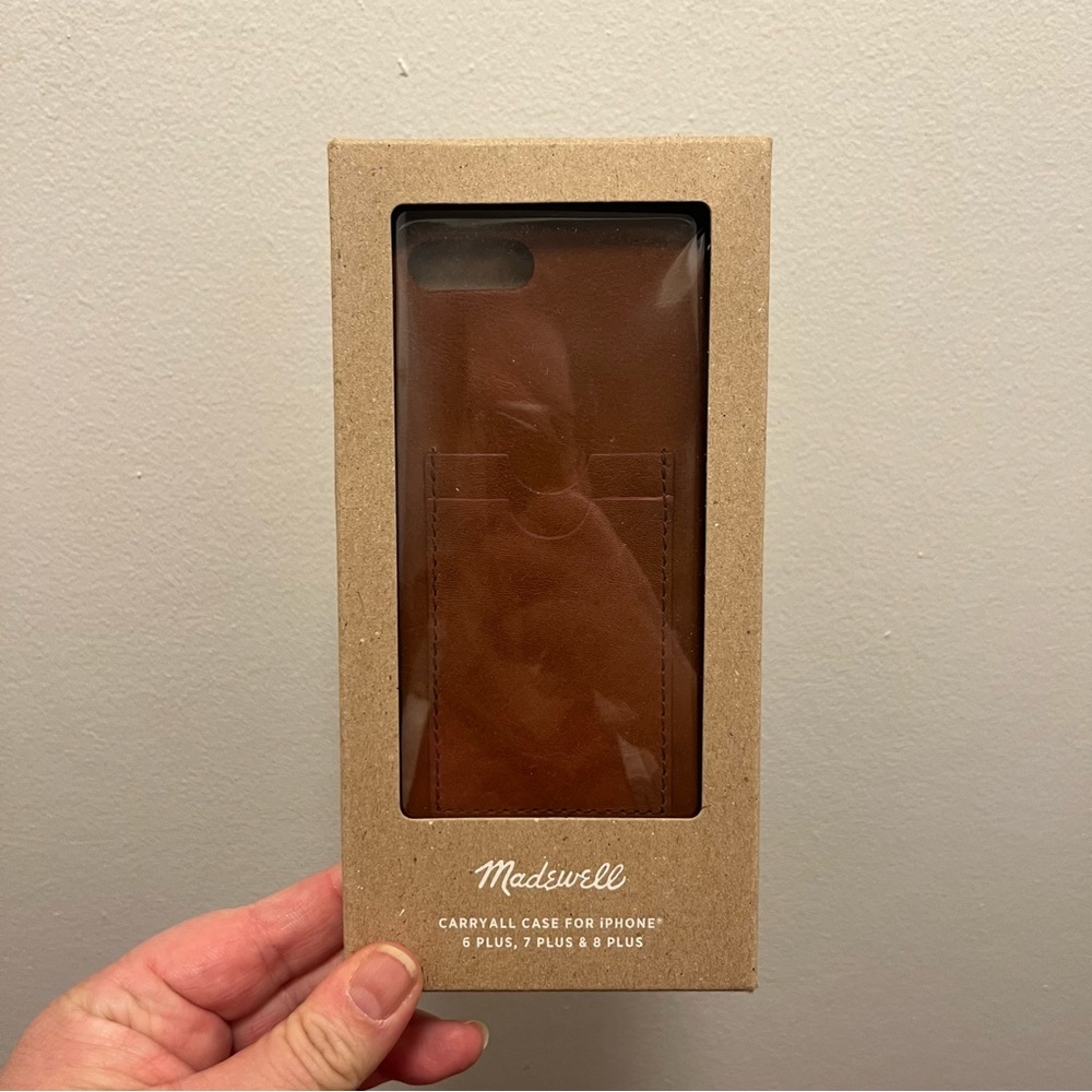 Madewell iphone case brown 6 7 or 8 PLUS